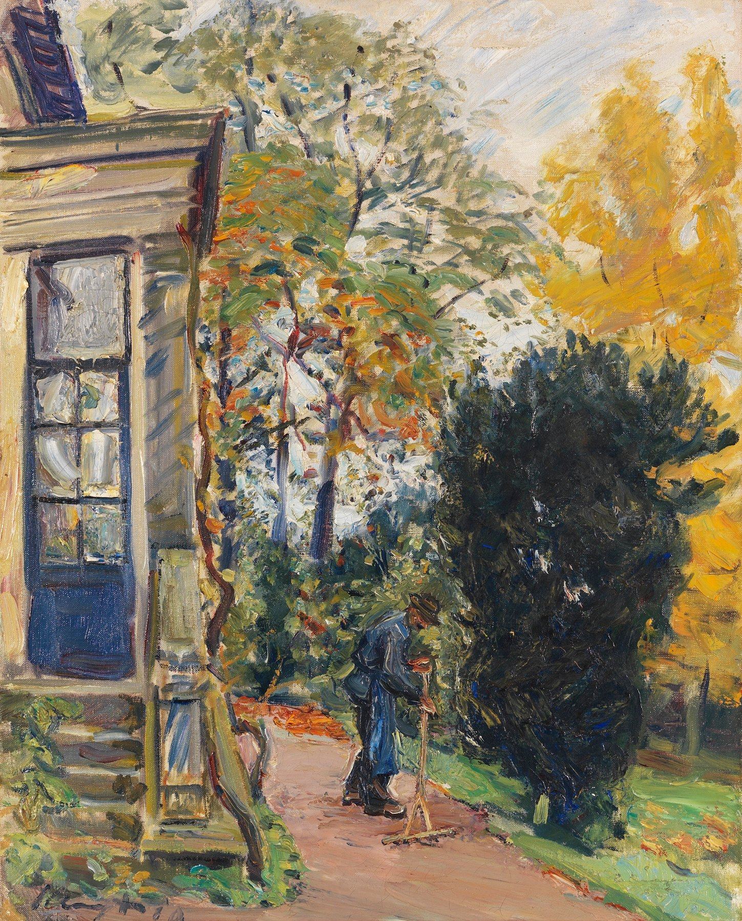 Gardener in Front of the House, Max Slevogt, 1910