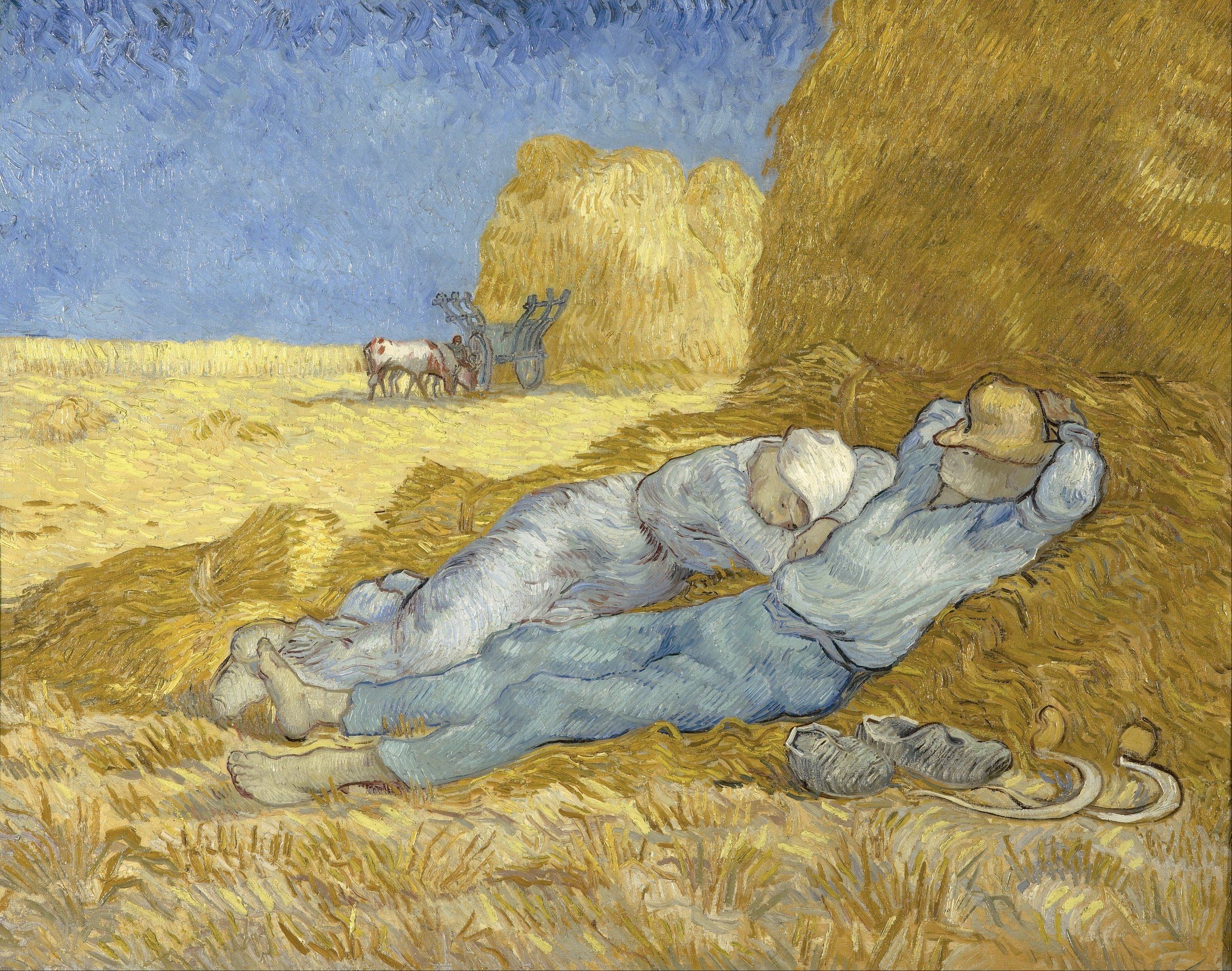 The Siesta (after Millet), Vincent van Gogh, 1890